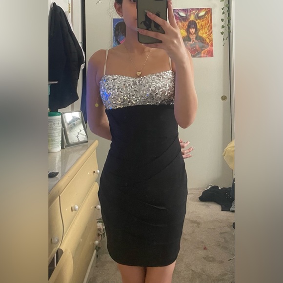 Black Mini Dress - Picture 1 of 6